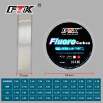 FTK 100M 플루오로카본 코팅 낚시줄 4.13LB-34.32LB 탄소 섬유 모노필라멘트 리더 라인 잉어 낚시 싱킹 pink 1.0-0.165mm-5.39LB... 