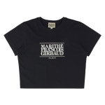 마리떼 W CLASSIC LOGO CROP TEE MFG46CTS102 BLK : 멋찜