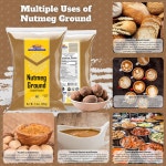 라니 넛맥 (자이풀) 분쇄 파우더 스파이스 3.5온스 (100g) ~ 베이킹 요리 스무디 라떼 & 디저트 올 내추럴 | 텐 친화적 3.5 Ounce (Pack of 1)... 