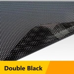 SUNICE 블랙 천공 비닐 필름 원웨이 비전 프라이버시 랩 자동차 및 가정용 윈도우 48 인치 x 11.8 (122cm 30cm) 스티커 데칼 122cm x 30cm... 