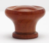 웨이크 산교 TW014 나무 손잡이 다크 브라운 1.5인치(37mm) 인테리어 장식 가구 피킹 : 레온티스