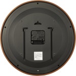 선텔 SQ06BR 벽시계 브라운 13.0 x 1.8 인치(330 45 mm) 모지 클리어 우드 프레임 BR(브라운) : 센브릭