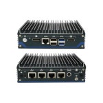 HKUXZR 방화벽 어플라이언스 미니 PC 인텔 셀러론 J6412 4코어 및 4스레드 4lntel i225-V 2.5G 이더넷 1DDR4 3200MHz 메모리 슬롯 지원... 