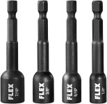 FLEX 29/6인치 4피스 임팩트 마그네틱 너트 드라이버 세트 FAM0304 : 조이하울