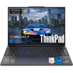 WOWPC 레노버 씽크패드 AI 노트북 16인치 WUXGA IPS 디스플레이 인텔 코어 i5-1335Ui7-1255U 40GB RAM  40GB RAM | 2.5TB Storage... 