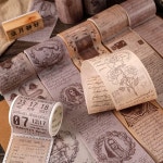 유럽   빈티지 식물 Washi 테이프 스티커 정크 저널 천사 장식 마스킹 레트로 일기 앨범 Scrapbooking 재료 F : 하은이네차