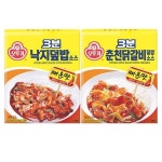 오뚜기 3분 낙지덮밥소스 150g+춘천닭갈비덮밥소스 150g 각 12개씩 : 디유니