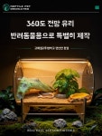 원형 유리관 파충류 25x40cm 사육장 케이지 도마뱀 집게벌레 거미 대 A. 소형 무등형 : 딱콩 상점
