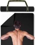 남성용 고고키위 엑스트라 와이드 요가 매트(72L x 36W) 필라테스 바닥 운동을 위한 정렬 마크가 있는 논슬립 피트니스 및 운동... 