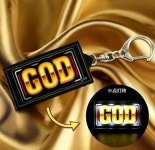 P 엔터테인먼트 스토어 LED 키체인 Million God : 오토픽유