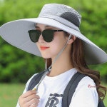5색 정글모자 넓은챙 1개 왕챙모자 차광 그늘막ghi129 : 샵팡D