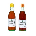 하늘빛에프엔에스 | 통깨로 진하게 짠 하늘빛 들기름+참기름 350ml+350ml : 시인영
