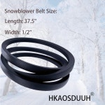 HKAOSDUUH 07200623 아리엔 그레이블리 926LE 11528LE 11526DLE 926DLE 936 스노우 블로어용 블로어 구동 벨트 (1/2 x 37 1/2 )... 