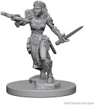 D&D 놀저스 마블러스 언페인팅 미니어처: 웨이브 1: 엘프 여성 레인저 : 파레트샵
