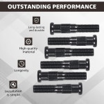 GUSUI 6PCS 1/2 -20 x 2.70 프레스 인 휠 스터드와 호환되는 덱스터 스터드 5200 6000 7000 lb 7-262 트레일러 교체품 007-262-00 : 베들리