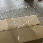 가림막 체중계 실험용 주방 가정용 방풍 기본 아크릴커버 정밀전자저울 투명한 주문 : 더바잉랩