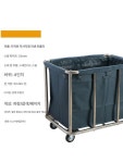린넨 카트 세탁물 청소 수거함 접이식 빨래 이동식 대용량 병원 바구니 침구류 사우나 햄퍼 : 헬로우제이제이