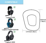 G35 G935 G933S G933 G930 G635 G633S G633 G533 G433 G432 G430 G332 G231 G230 게이밍 헤드셋 Black PU Leather : 에어 허브 커머스
