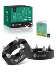 YHTAUTO 4x115 휠 스페이서 1.5인치 10x1.25인치 및 12.9등급 스터드가 장착된 타이어 85mm 센터 보어 4 러그 2PCS 블랙 모델과 1.5 Set... 