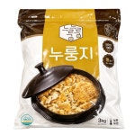 한끼뚝딱 청정팜 가마솥 누룽지 3kg 튀김 끓여먹는 숭늉 : 탄프프