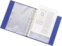 Lihit Lab G3803-0 파일 클리어 북 교체 가능한 A4 30개의 구멍 35개의 포켓 흰색(x2) A4 (× 2) : 럭키블룸픽