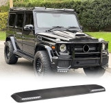 메르세데스-벤츠 G 클래스용 G63 W463 탄소 섬유 전면 루프 스포일러 W464 G550 AMG 2019-2024 윈도우 윙 립 바디 키트 공장 아울렛(LED... 