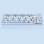 PBT MOA 키캡 귀여운 커스텀 세트 39 키 6/64/68/84/87/00/04/08 체리 MX 기계 키보드용 보조 장치(밴드 강아지) : 사는게 이런 거지
