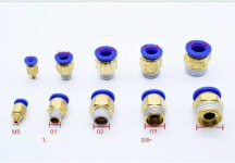 50PCS PC6-04 PC6 공압 피팅 푸시 인 퀵 커넥터 : 플로우캐치