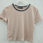 TALLY WEIJL ITALY 반팔 티 여 S J6362 : 스카이빈티지