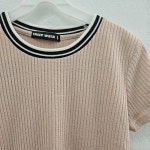 TALLY WEIJL ITALY 반팔 티 여 S J6362 : 스카이빈티지