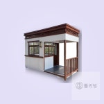 조립식 경비 부스 간이 야외 임시 휴게실 학교 현장 주유소 창고 : 파포네