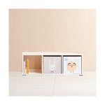 H6291 1단 3칸 심플 낮은책장 1color : 은하수생활