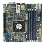 슈퍼마이크로 제온 프로세서용 마더보드 X10SDV-4C -TLN4F D-1518 DDR4 PCI-E 3.0 SATA3 USB3.0 Mini-ITX : 글로벌에나토상사