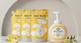아이깨끗해 핸드워시 본품 용기 490ml 본품 용기 1개+450ml 리필 3개 : 이웃집상품