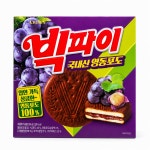 크라운 빅파이 국내산영동포도 324g 4개 : 웰빙창고
