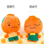 제주 대왕 봉돌이와 봉순이 한라봉 캐릭터 인형 애착인형 : 나우로지스