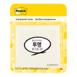 3M 포스트잇 노트 654 투명 1패드 36매 : 오피스존