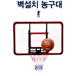 벽설치 농구대 백보드 강화PC 농구 골대 경기 연습 가정용 야외 체육관 : 담담리빙