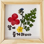 원목프레임 만들기체험 압화액자만들기 초등수업 원예치료활동 꽃누르미액자 정서함양 : YONG커머스