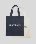 [PLAC WOMEN] 플랙진 로고 베이직 에코백 아이보리 : 휴스턴찰리