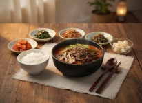 삼사오 육개장 밀키트 950g(1~2인분) 국물요리 간편식 집밥 캠핑용밀키트 : 삼사오육개장