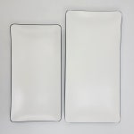 그린메라민 코드 라인 직사각접시 중(35.6x18) G9790 (그레이) : 주방112mall
