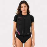 오닐 SMU 한정판 플레어 플러스 여성 라이프자켓 - 4351 FLARE PLUS VEST - BP8 BK/PINK 워터파크 스노쿨링 제트스키 웨이크 구명조끼... 