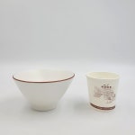 그린메라민 코드 라인 V면기 소소(12.6x6.9) G9742 (브라운) : 키친원