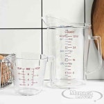 딸기러버 PC계량컵 칼라눈금 250ml 소스통 카페용품 : 리얼추천샵