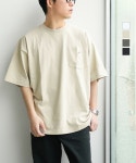 DANTON 단톤 오버핏 포켓 반팔 티셔츠 남녀공용 DT-C0402TCB 26SS 패션의류 : 정품브랜드몰 오너버스