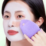 GECOMO 클렌징 페이스 퍼프 부드러운 피부 친화적 인 빠른 포밍 딥 클린 위생 페이셜 워싱 스폰지 스킨 케어 도구 G2142-2 : Darius020