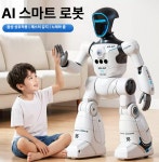 스마트 AI 로봇 지능형 프로그래밍 댄스 노래 교육용 장난감 완구 탐험가 화이트 식사 트레이 포함 : 직구도우