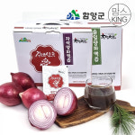 [함양군] 함양액즙 지리산 함양양파로 만든 선이네 솔잎양파즙 50개+자색양파즙 50개 : 함양군 더함양쇼핑몰