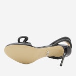 마하앤마하 더블 크리스탈 보우 클로즈드 토 슬링백 PF24 S0792 85 PAT BLK : 어도어럭스